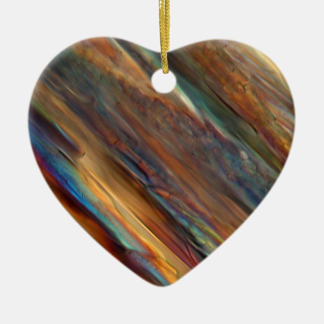 Wine under the microscope - Pinot blanc Ceramic Tree Decoration (Front)