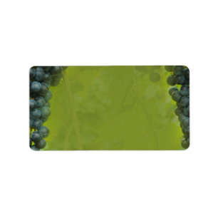 Wine Vineyard Theme Wedding Label