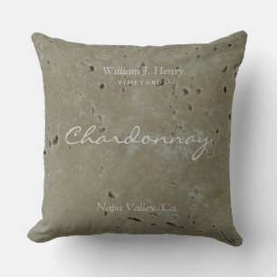 Wine Vineyard Winery Throw Pillow