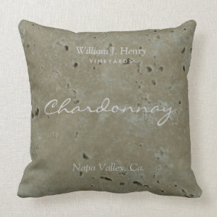 Wine Vineyard Winery Throw Pillow