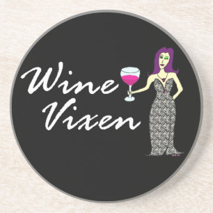 Wine Vixen Wickedly Dark Coaster