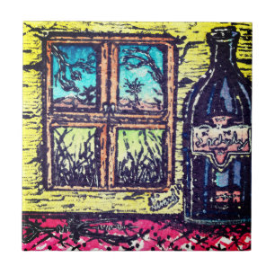 Wine Window and a View Tile