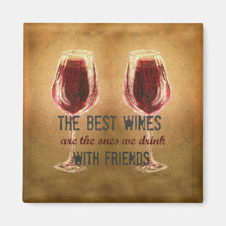 Wine with Friends Magnet