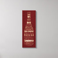 Wine Words Bottle