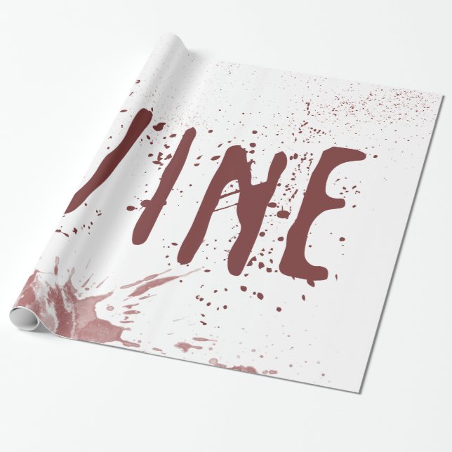 Wine Wrapping Paper (Unrolled)