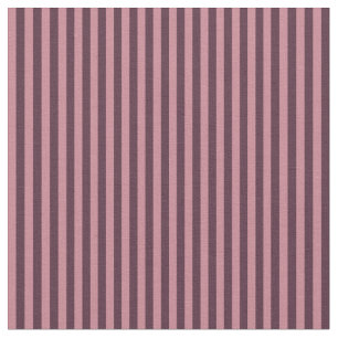 Wineberry and Lipstick Pink Stripes Fabric