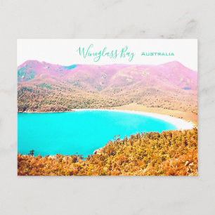 Wineglass Bay Tasmania  Australia Postcard