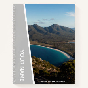 Wineglass Bay, Tasmania, Australia, Silver Notebook