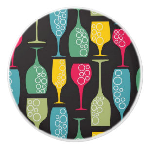 Wineglass Ceramic Knob