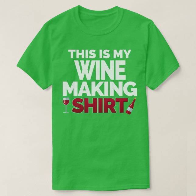 Winemaker This is My Wine Making  for Professional T-Shirt (Design Front)