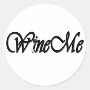 WineMe Classic Round Sticker