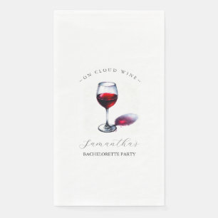 Winery Bachelorette Party Theme Paper Napkins