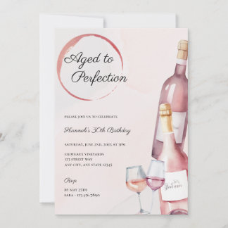 Winery Birthday Party Invitation