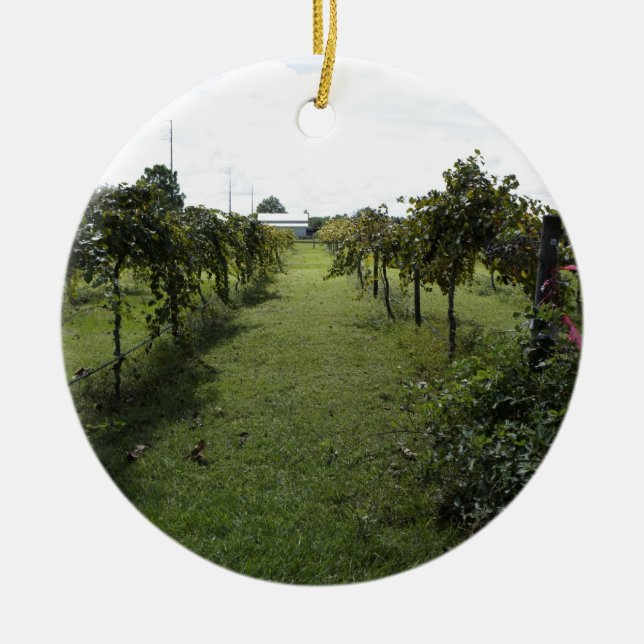 Winery Ceramic Tree Decoration (Front)