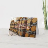 Winery Happy Birthday
