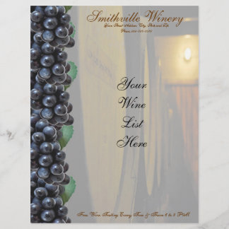 Winery Letterhead