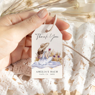 Winery Picnic Cottage Bachelorette Gift Tags