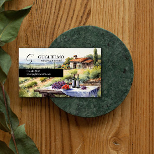 Winery & Vineyard Business Card