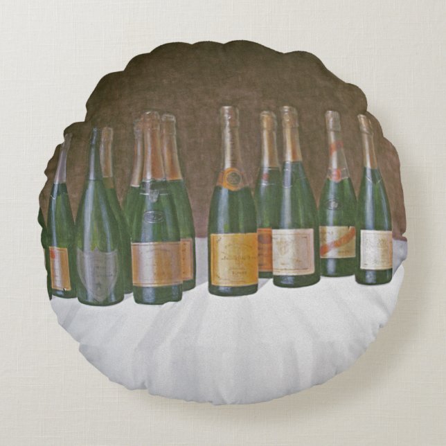 Winescape Champagne 2003 2 Round Cushion (Front)