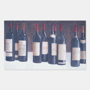 Winescape Red 2003 2 Rectangular Sticker