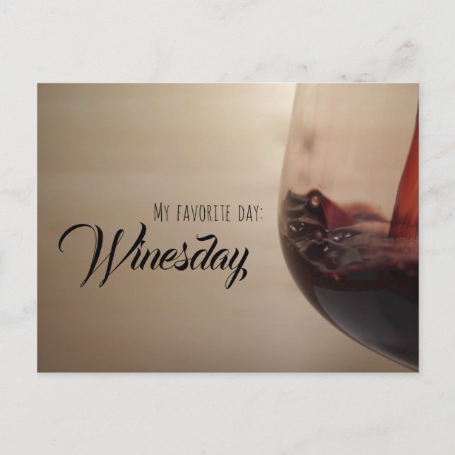 Winesday Postcard (Front)
