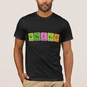 Winfred periodic table name shirt