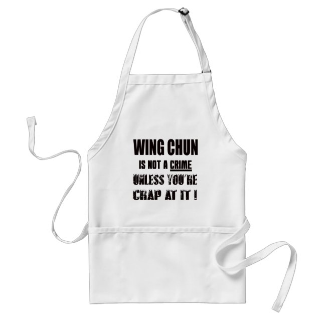 Wing Chun is not a crime Standard Apron (Front)