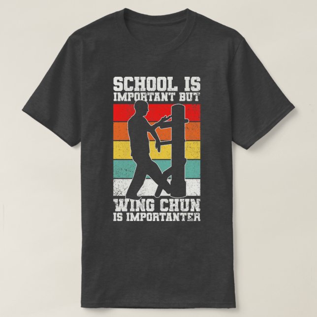 Wing Chun Kung Fu 2 T-Shirt (Design Front)