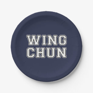 Wing Chun Paper Plate