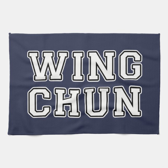 Wing Chun Tea Towel (Horizontal)