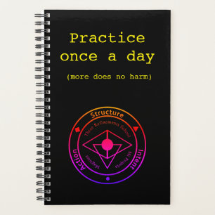 Wing Chun Training Journal (Black) Planner