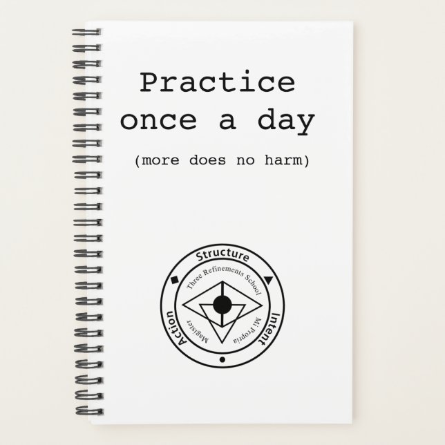Wing Chun Training Journal Planner (Front)
