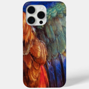 WING FEATHERS OF AN EUROPEAN ROLLER iPhone 15 PRO MAX CASE