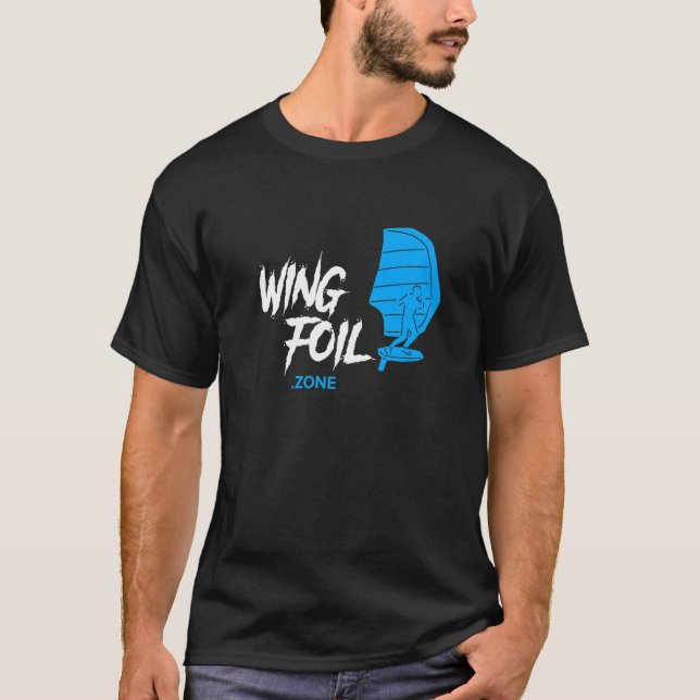Wing Foil Zone Wing Surf Wingfoil T-Shirt (Front)