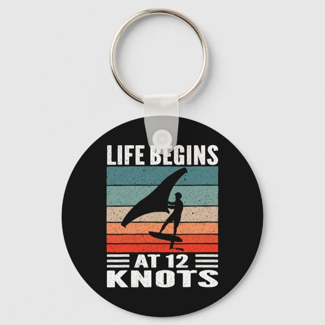 Wing Foiling Foil Surfing Wing Surf Surfer Water S Key Ring (Front)