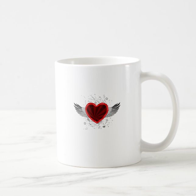 Wing Heart Coffee Mug (Right)