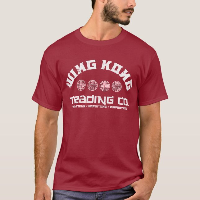 wing kong trading co. big trouble in little china T-Shirt (Front)
