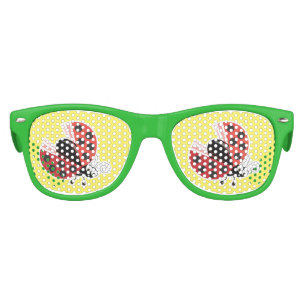 Wing-Nutz™_Ladybug (Dotty)_party time_cool kid Kids Sunglasses