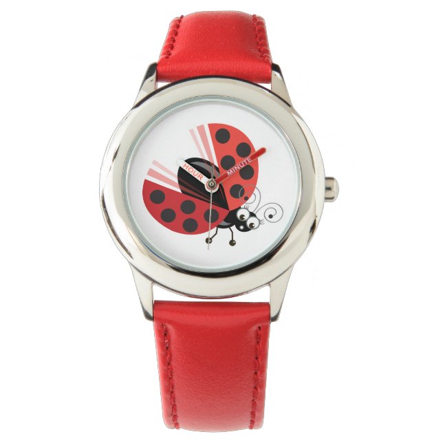 Wing-Nutz™_Ladybug (Dotty)_ sweet  & fun Watch (Front)