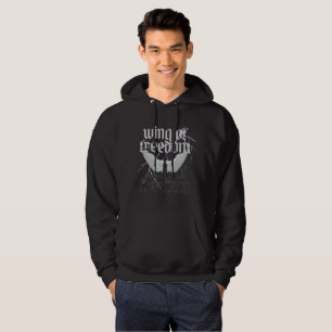 Wing of freedom gothic angel wings aesthetic  hoodie