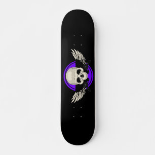 Wing Skull - PURPLE Skateboard