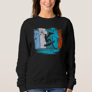 Wing surf wing hydrofoil wingsurfing surfing wings sweatshirt