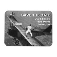 Wing Walkers Save the Date Magnet
