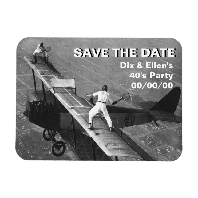 Wing Walkers Save-the-Date Magnet (Horizontal)