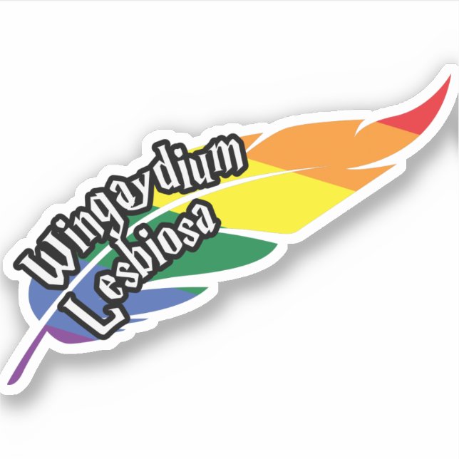 Wingaydium Lesbiosa – Funny LGBTQ+ Magic Pun (Front)