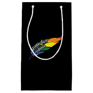 Wingaydium Lesbiosa – Funny LGBTQ+ Magic Pun Small Gift Bag