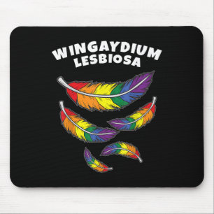 Wingaydium Lesbiosa _ Lgbtq Support For Gays And L Mouse Pad