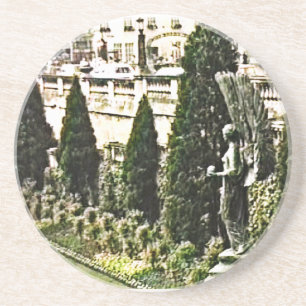 Winged Angel Statue Bath England 1986 snap-11737a Coaster