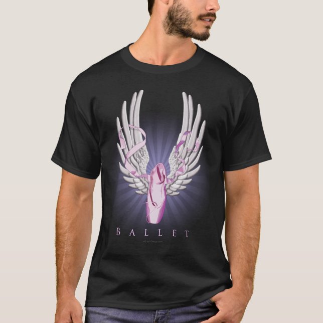 Winged Ballet (Dance) T-Shirt (Front)