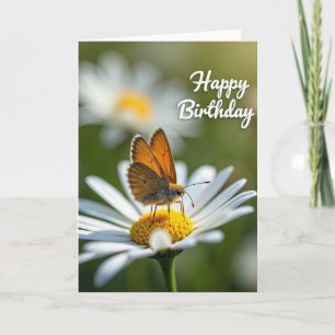 Winged Birthday Blossom Card